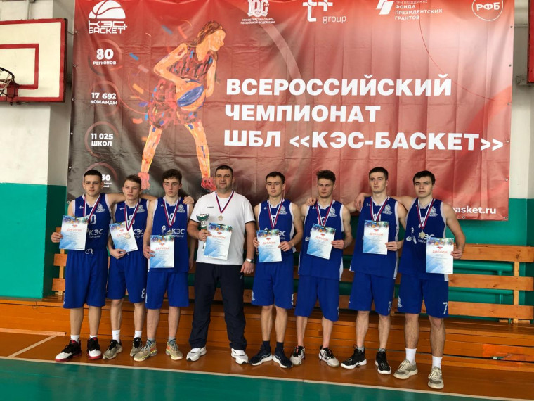 Команда МБОУ «Тальменская СОШ №3» вышла в региональный этап Чемпионата ШБЛ «КЭС-БАСКЕТ» сезона 2023-2024 гг..